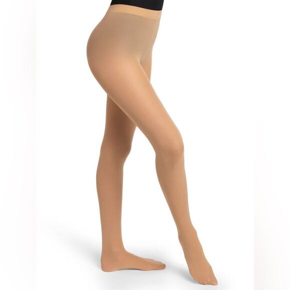 Capezio Women’s Ultra Soft #1916 DSN Matte Semi-Opaque Transition Tight L/XL - Picture 1 of 16